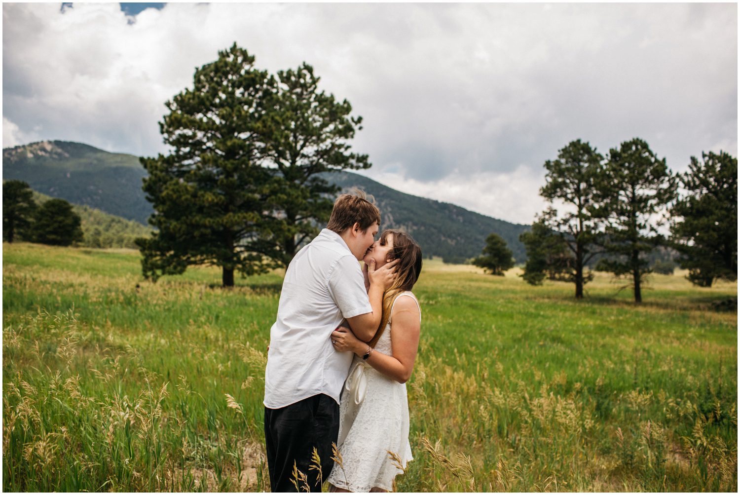 Evergreen Colorado Engagement Photos, Elk Meadow Open Space, Engagement Session locations Colorado