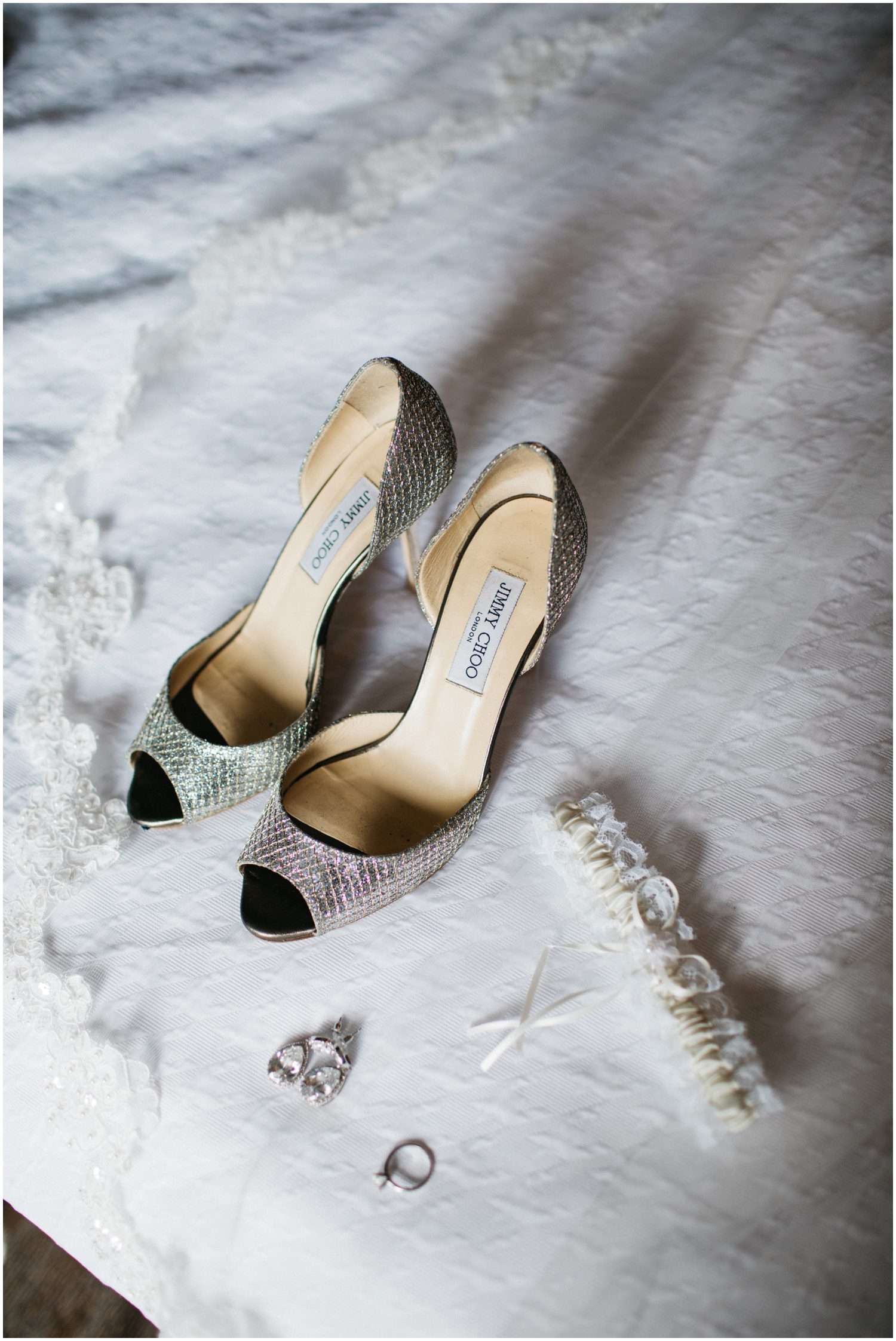 Jimmy Choo wedding shoes, Wedding detail photo, Engagement Ring, Arrowhead Golf Club, Colorado Wedding Photographer