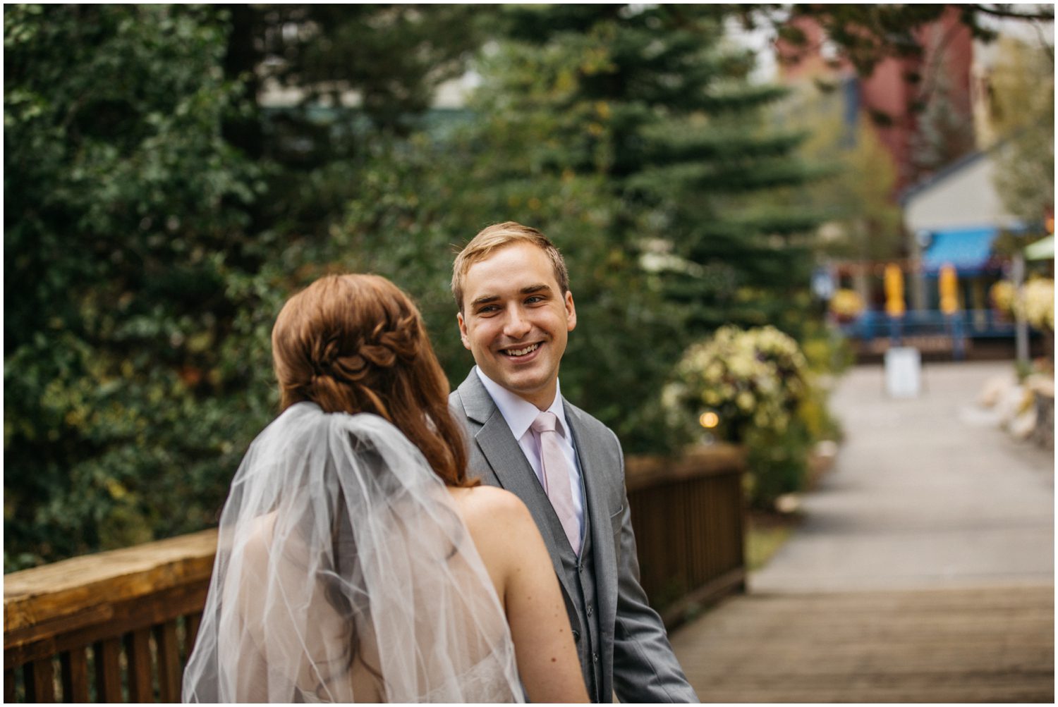 First Look, Colorado Wedding Photographer, Warren Station Wedding at Keystone Resort, Colorado Wedding Photographer, Wedding Inspiration, Fall Wedding