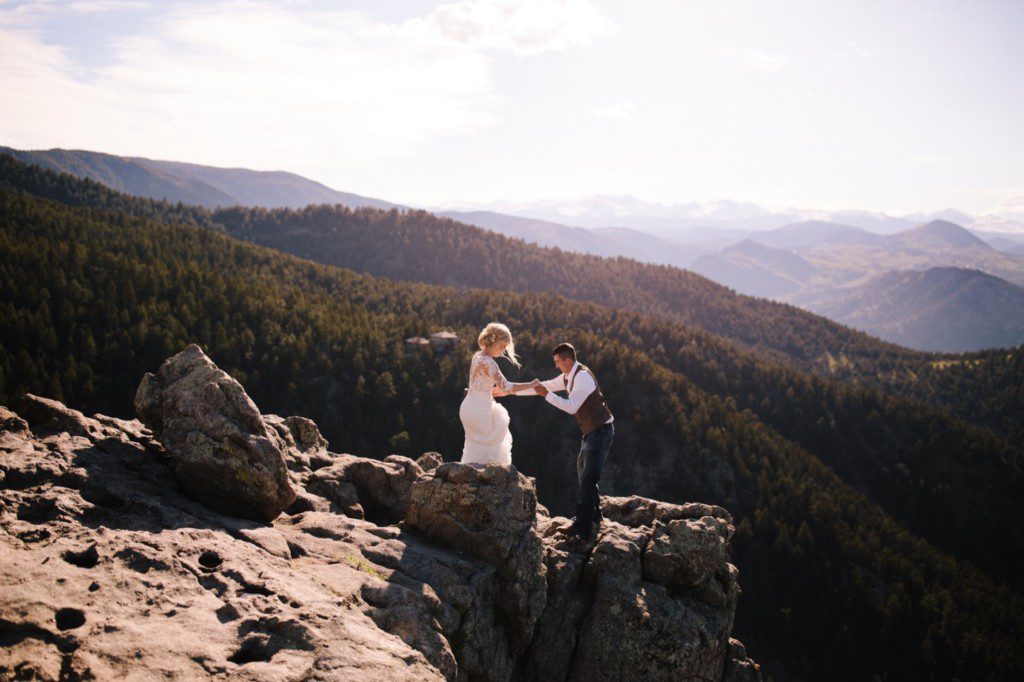 Sunrise Amphitheater Wedding Flagstaff Mountain, Lost Gulch, Boulder