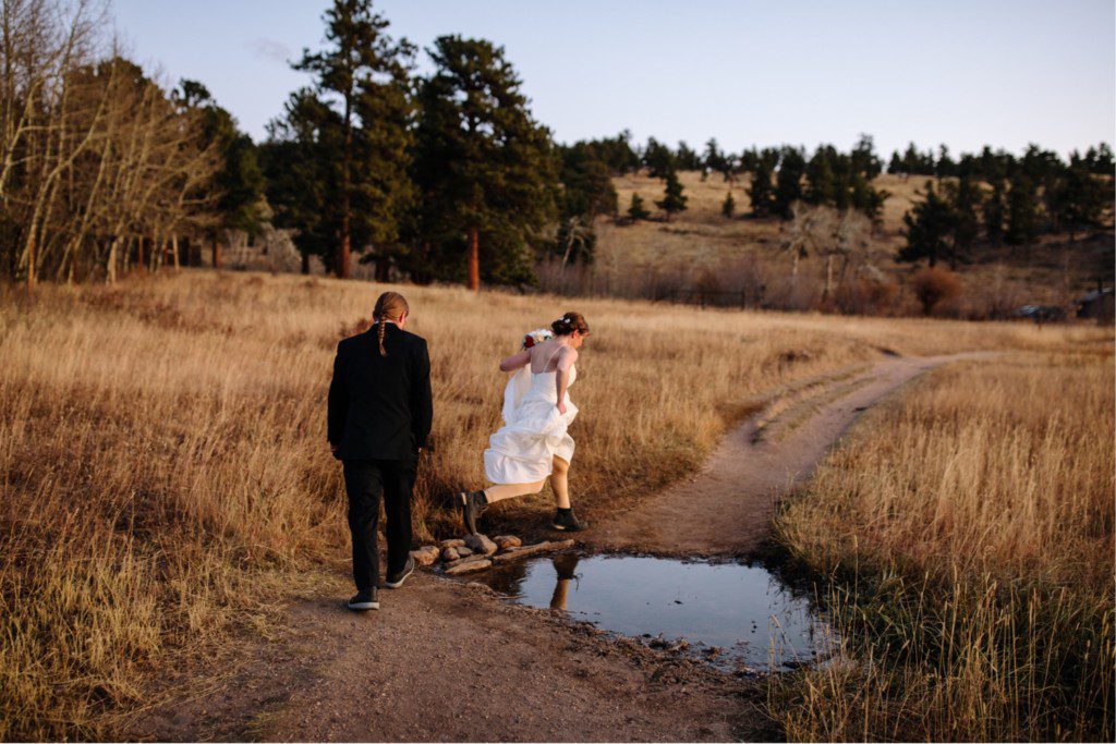 Upper Beaver Meadows Elopement in Rocky Mountain National Park