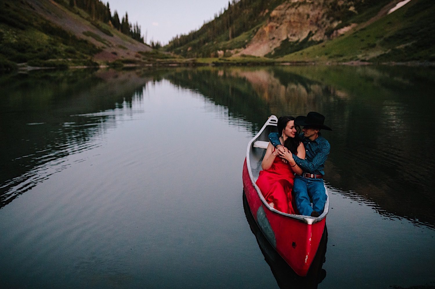 Self-Solemnizing Elopement at Emerald Lake in Crested Butte