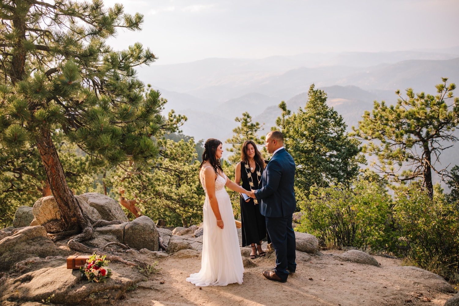 Boulder Colorado Elopement, Boulder Elopement on Flagstaff Mountain, Colorado Mountain Elopement, Artist Point Elopement on Flagstaff Mountain, Mountain Elopement, Elopement planning, Elopement ideas, Elopement inspiration, COVID Elopement, Places to elope, Destination elopement, Adventure Elopement, Elopement Photography, Rocky Mountain Elopement, How to elope, Elopement Guide, Elopement ceremony, Elopement Dress, Colorado