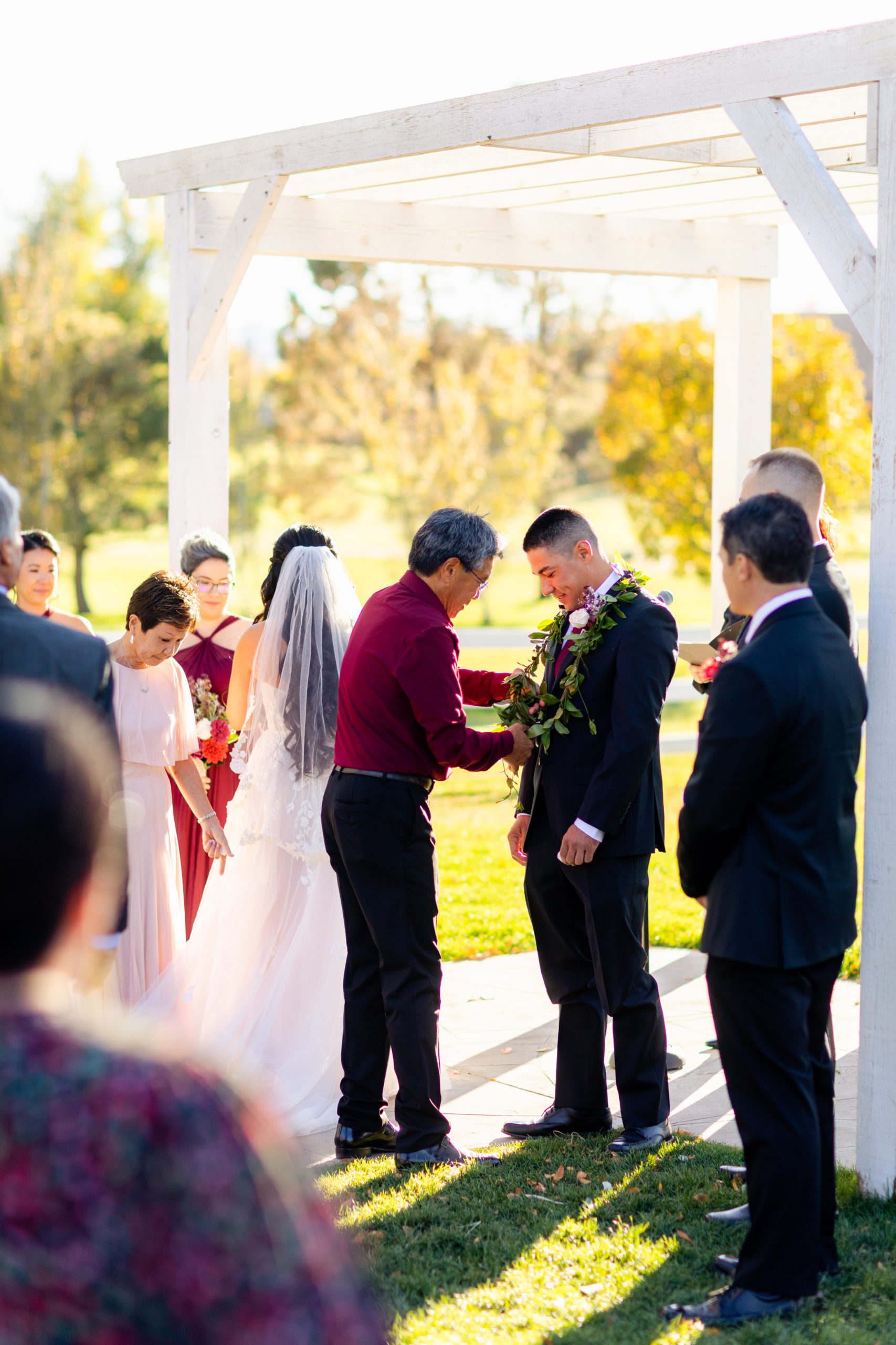 Groom lei for wedding, Hawaii wedding tradition, Colorado wedding