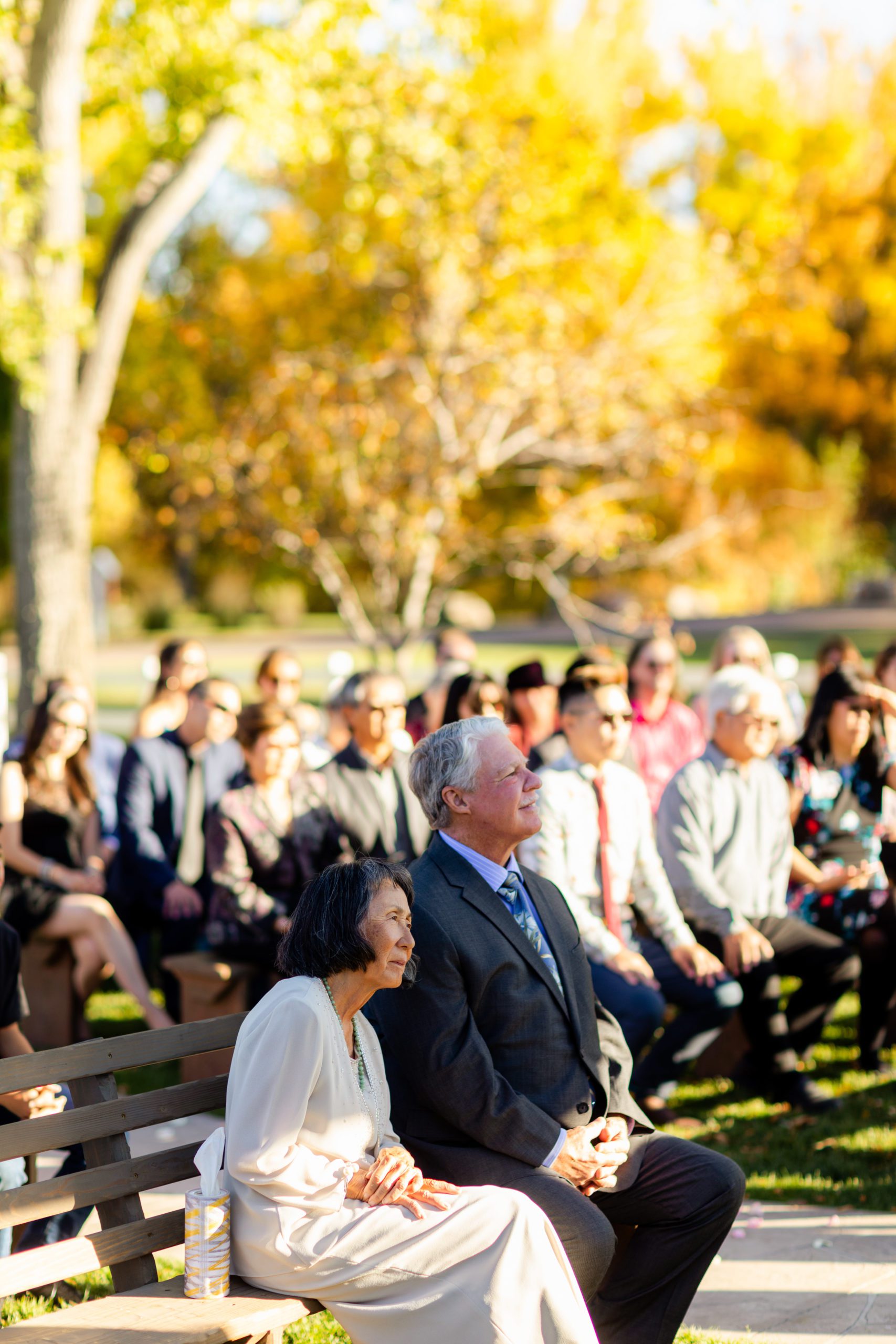 Grooms parents during wedding ceremony, parent reactions during wedding ceremony, The Barn at Raccoon Creek
