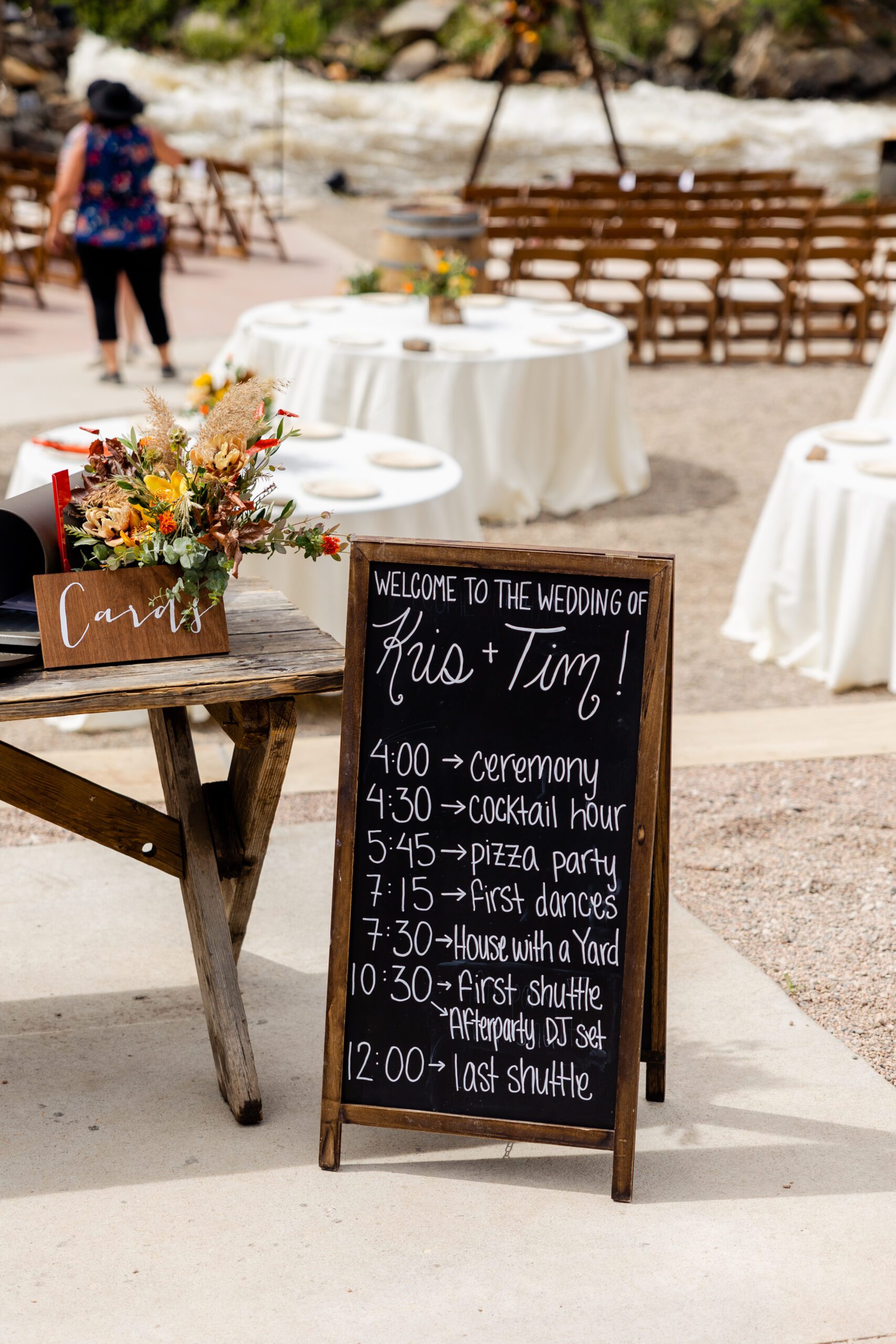 Wedding schedule sign, wedding chalkboard, wedding day schedule, Wedding welcome table