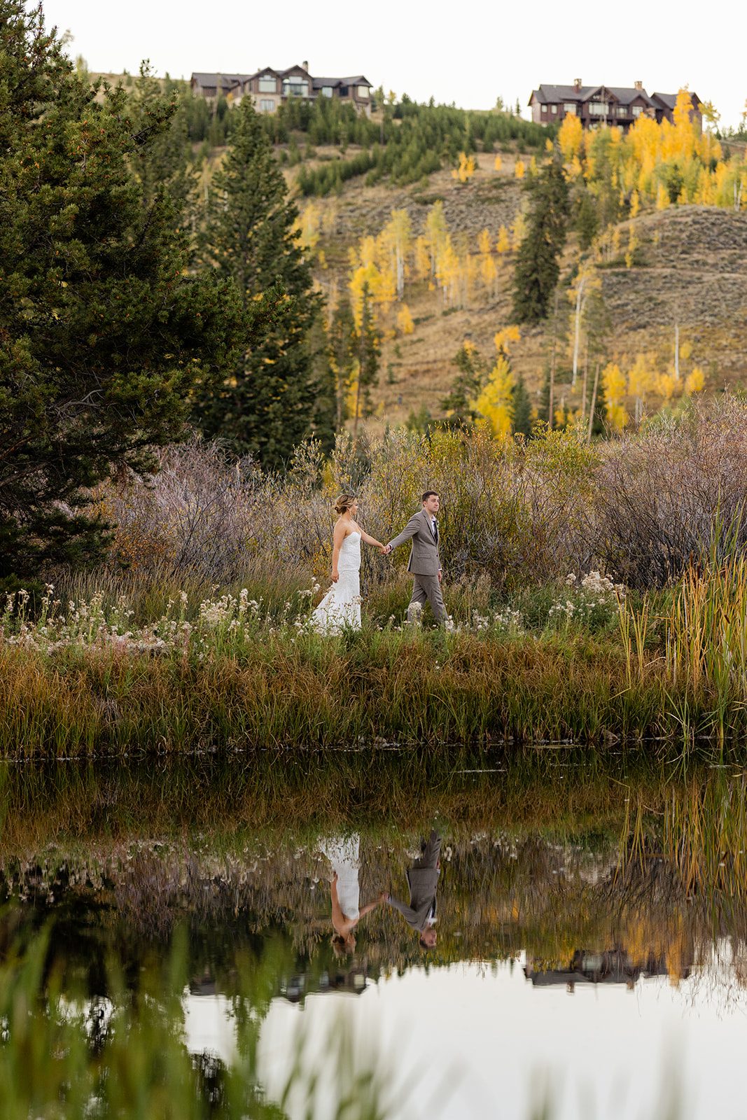 Headwaters Center River Journey in Winter Park Colorado fall wedding