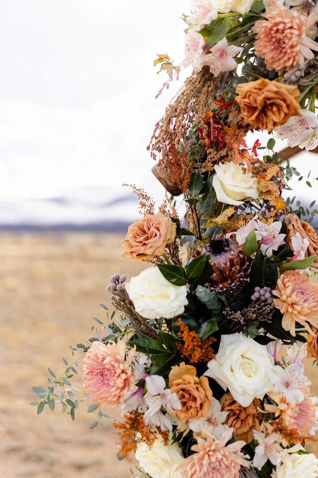 The Barn at Sunset Ranch, Boho wedding ceremony, Ceremony decor, Barn wedding, Ranch wedding, Colorado wedding, Wedding flowers